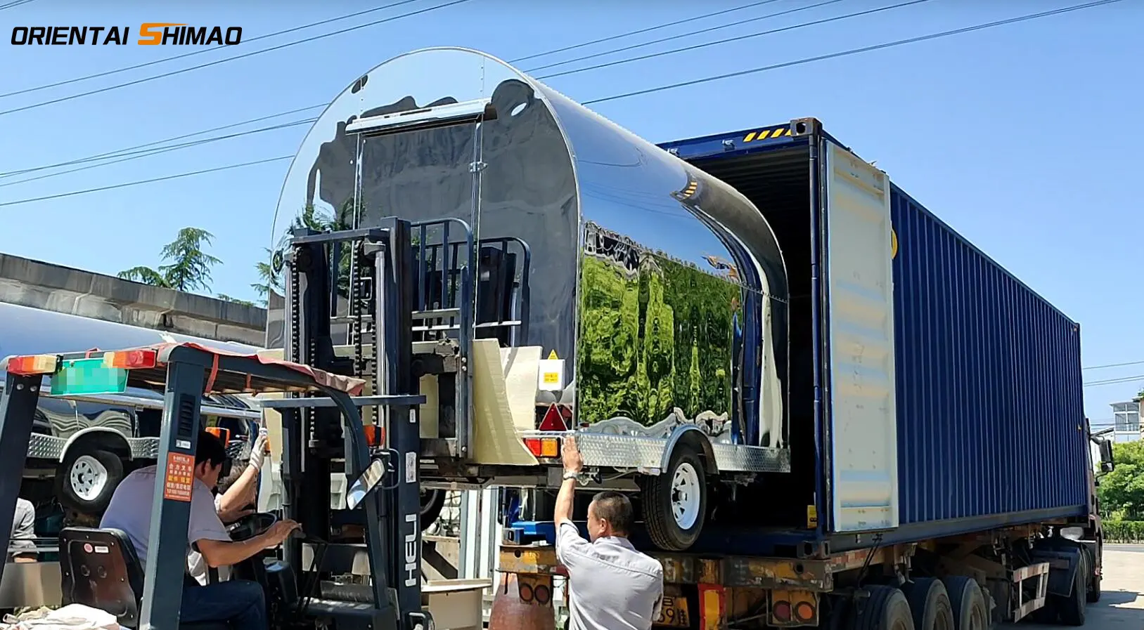 Voedselconcessietrailers verzonden naar Melbourne, Australië