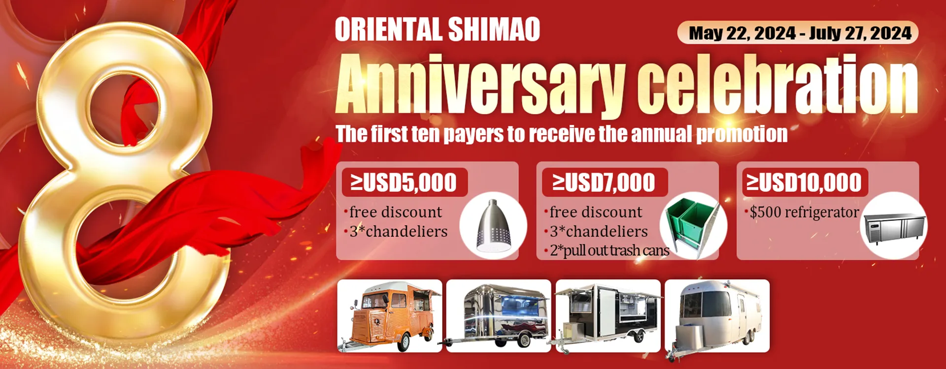 Viering van het 8-jarig jubileum van de Oriental Shimao Group