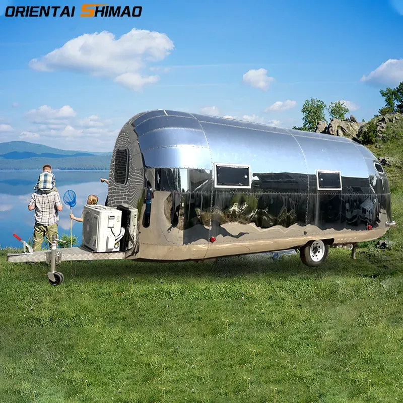 Shimao's nieuwste product 19 voet roestvrijstalen campertrailer