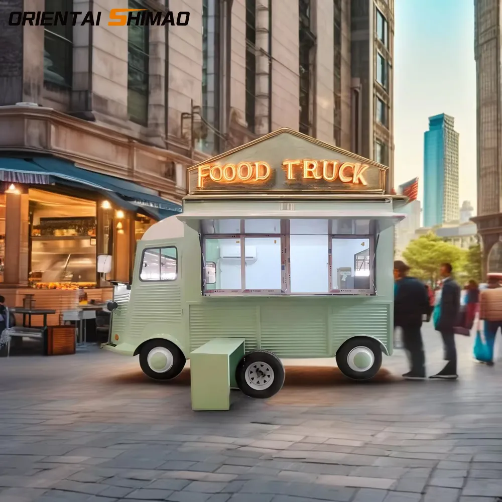 Fris debuut: lichtgroene pizzafoodtruck leidt nieuwe mobiele cateringtrend