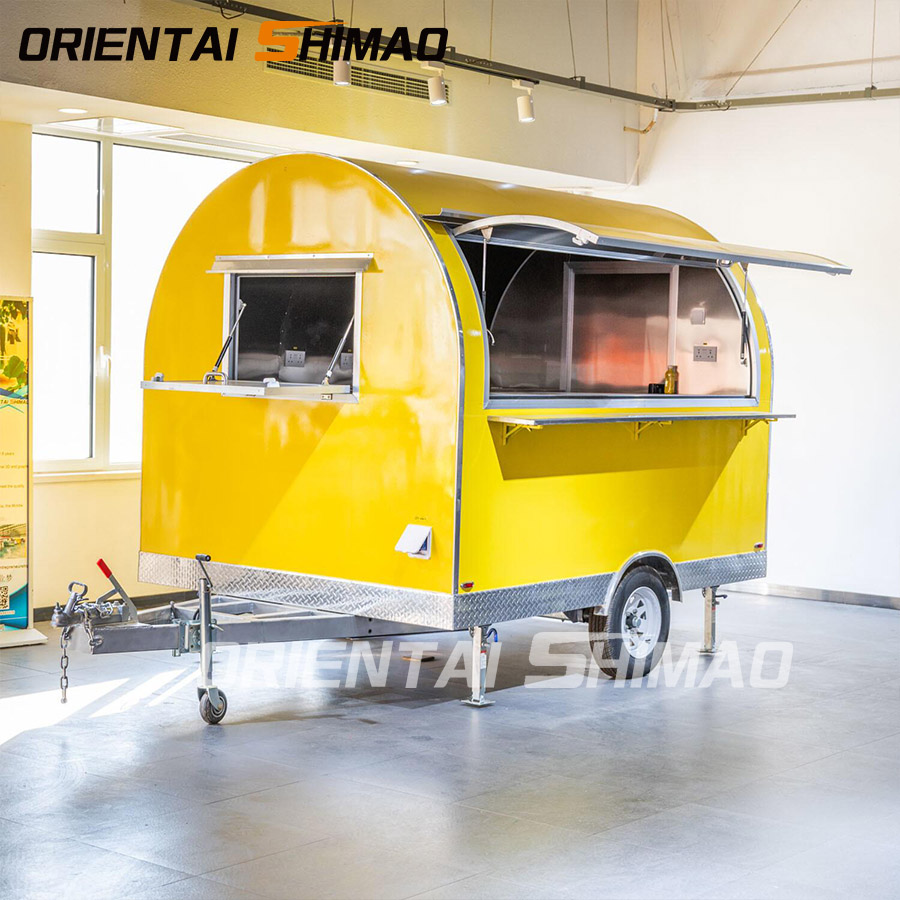 Kleine voedseltrailer