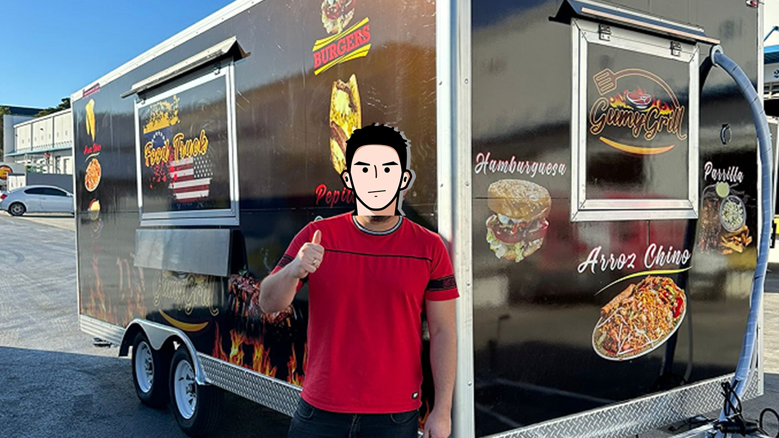 Foto's van foodtrucks uit de VS.