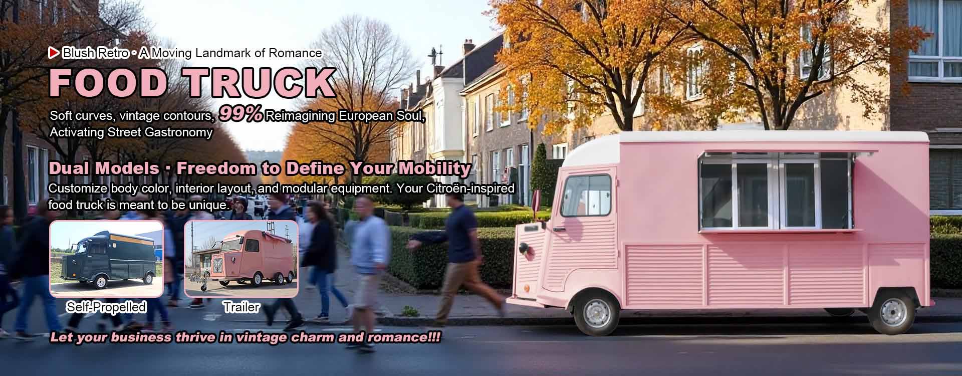 VOEDSELAANHANGWAGEN Vrachtwagen