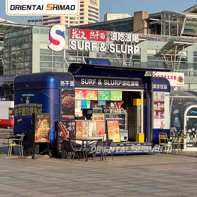 Voedselwagen Gebruikte voedselwagen te koop Mobiele keuken Catering Voedselaanhangwagen Voedselwagen