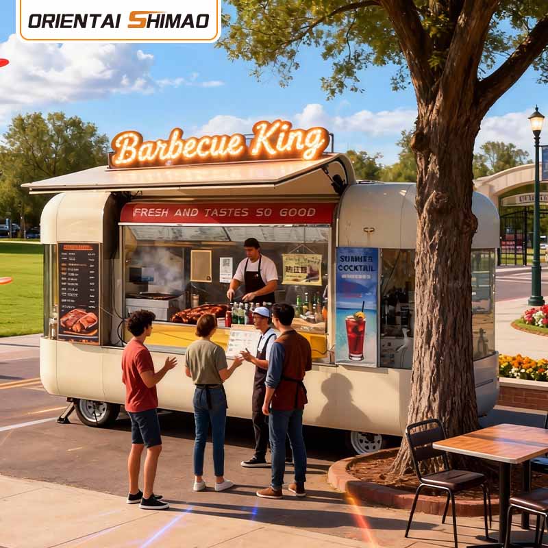 Hotdogkar Hotdogkraam Fastfoodkraam Catering Street Food Trailer Commerciële Food Truck