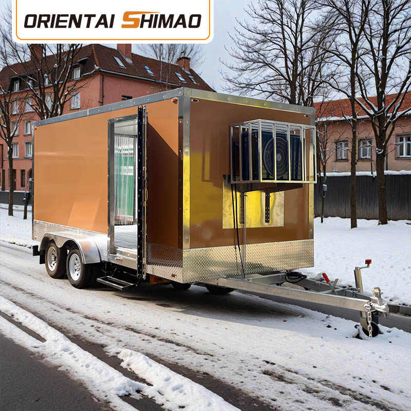 Geïsoleerde vriezertrailer voor extreme temperaturen