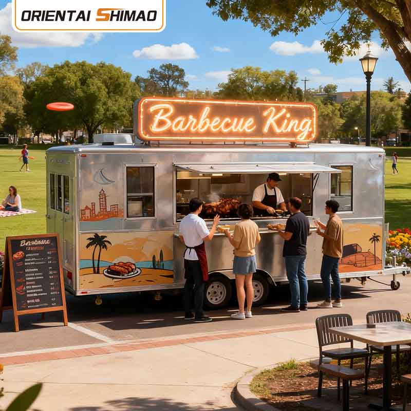 Mobiele Foodtruck-aanhangwagen